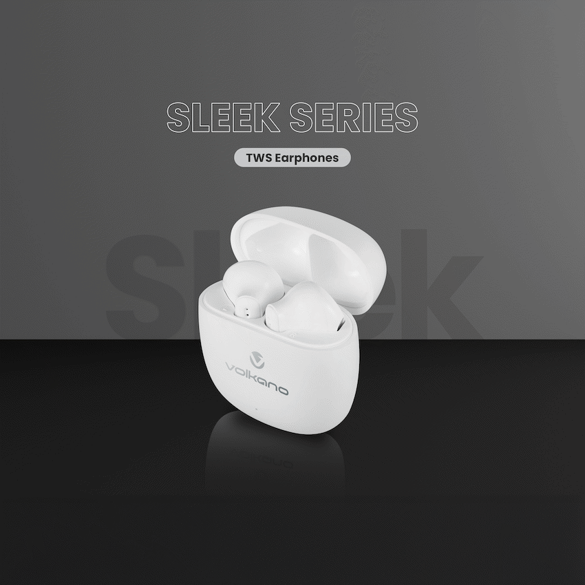Volkano Sleek Series TWS Earphones - White - image 8