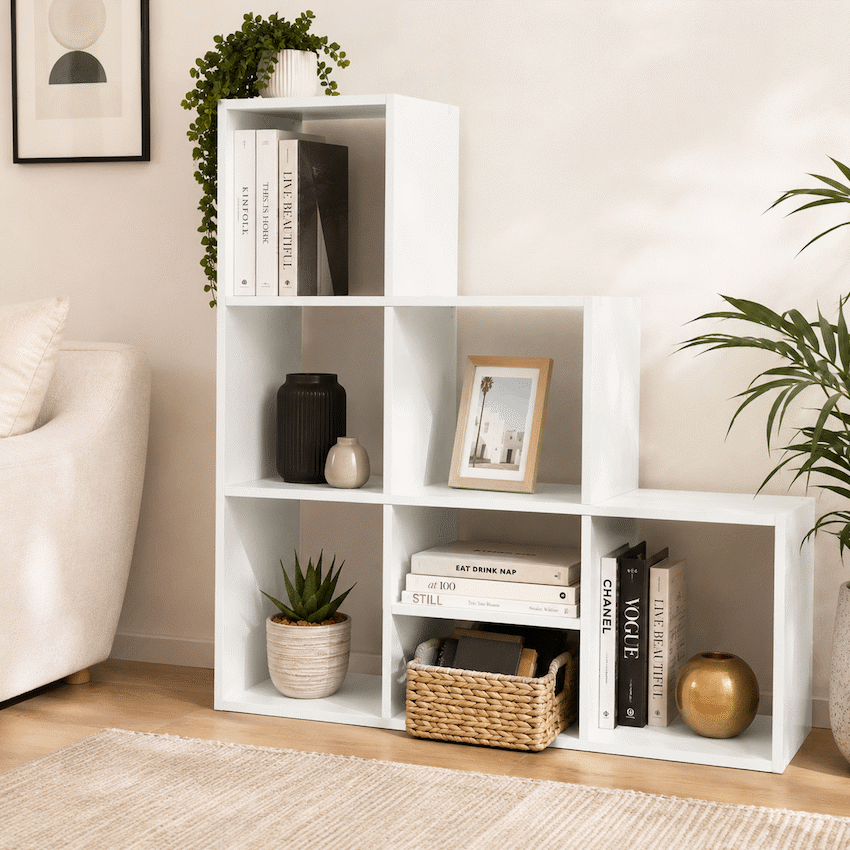 Everfurn Hexagon Bookshelf, High Pressure Laminate - image 8