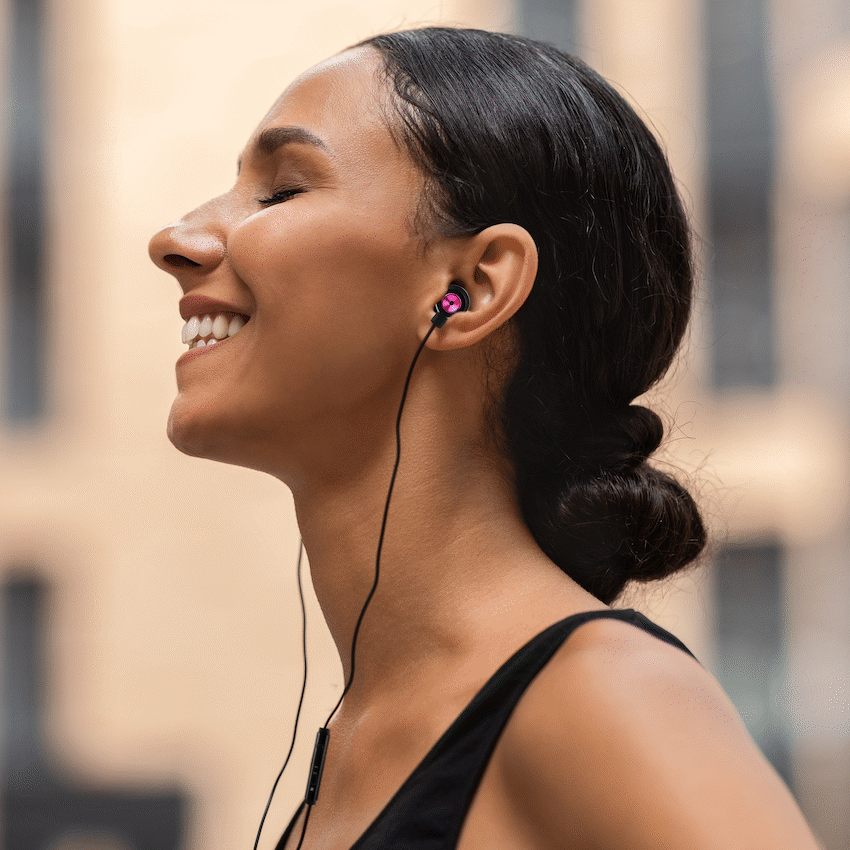 Volkano Alloy series metal earphone - Purple - image 8