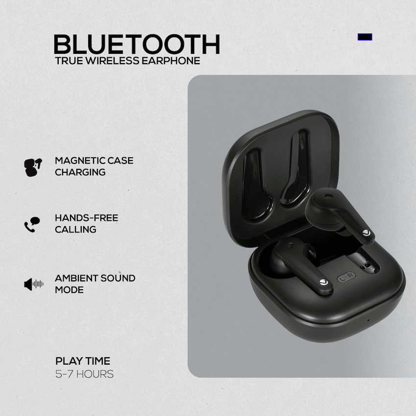 Volkano Silento ANC Series True Wireless + Charging Case - Black - image 8