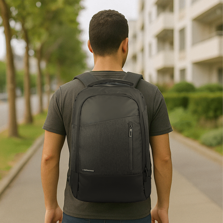 Volkano Refine 15.6" Laptop Backpack - Black/Charcoal - image 8