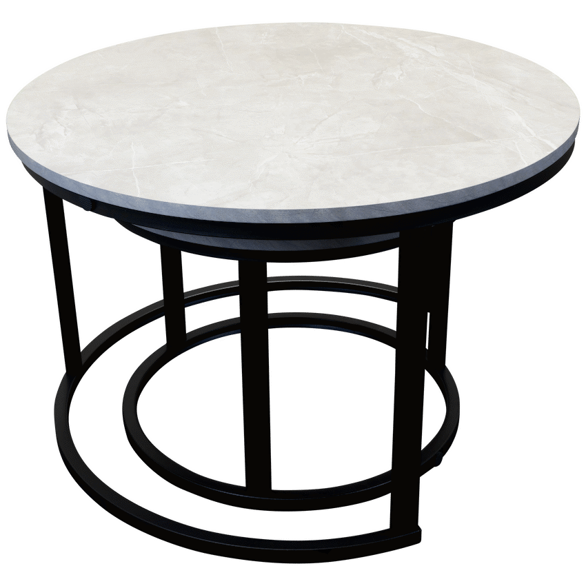 Everfurn Nile Nesting Coffee Table - Ash Grey (2 Piece) - image 8