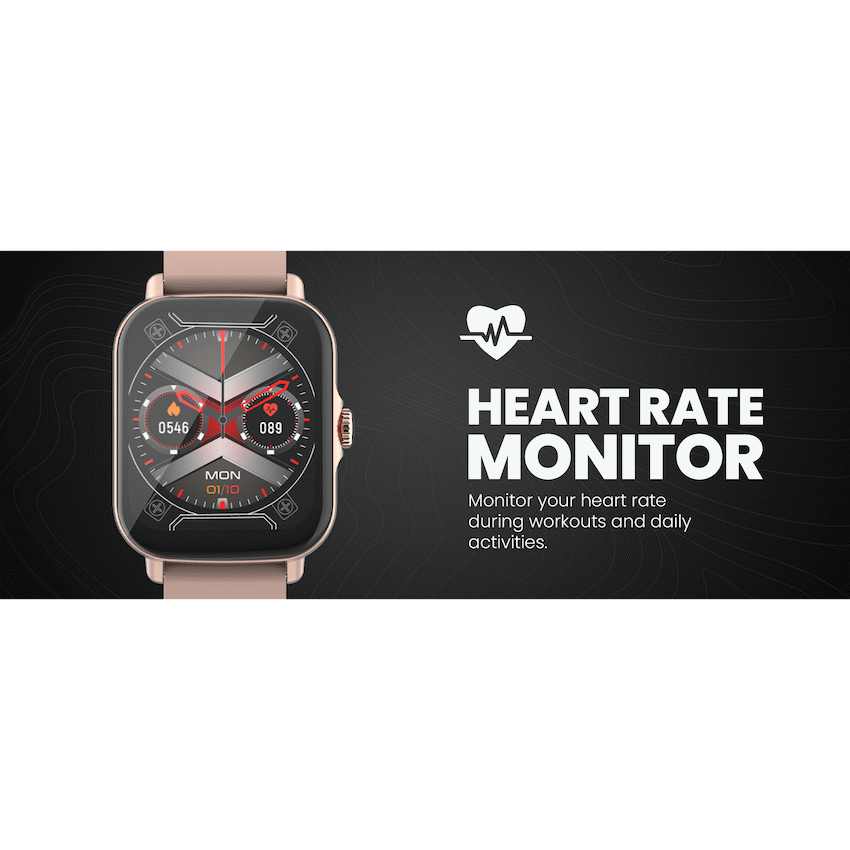 Volkano Active Tech Serene series Watch with heart rate monitor - Gold - image 8