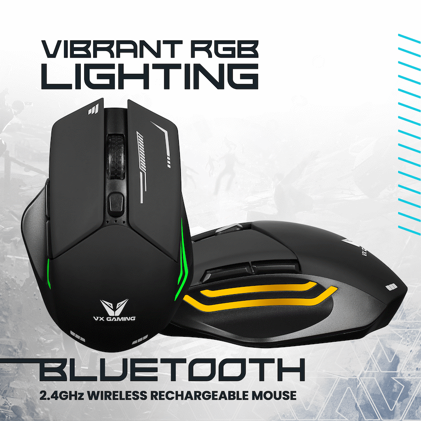 VX Gaming Kratos Series Wireless Rechargeable RGB Gaming Mouse - image 8