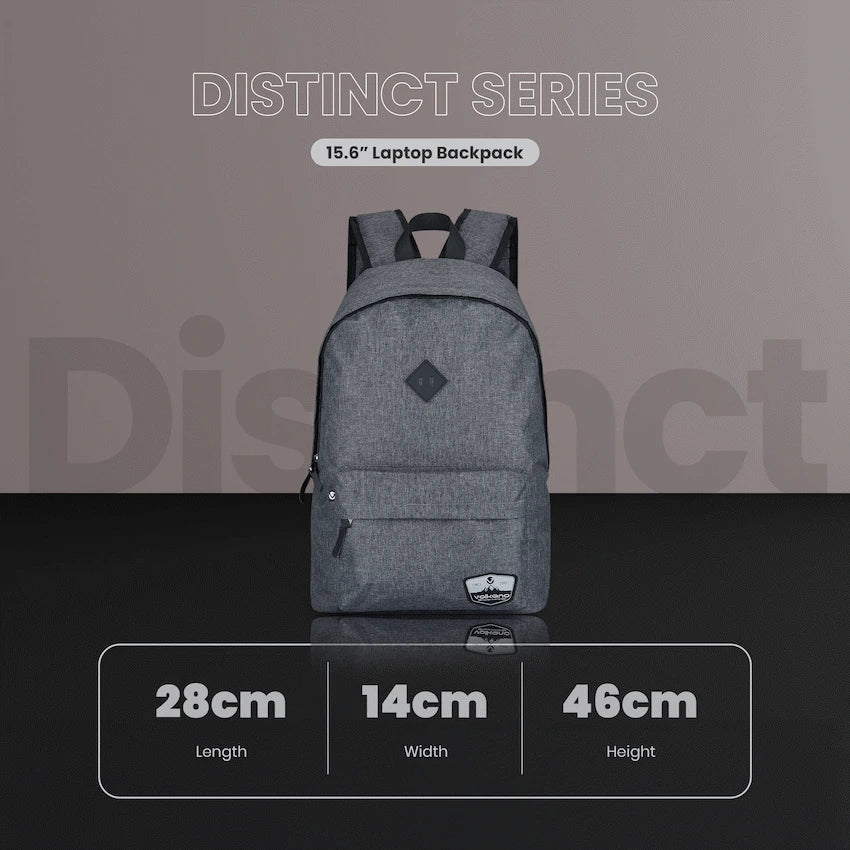 Volkano Distinct 15.6 Laptop Backpack - Grey Melange - image 8