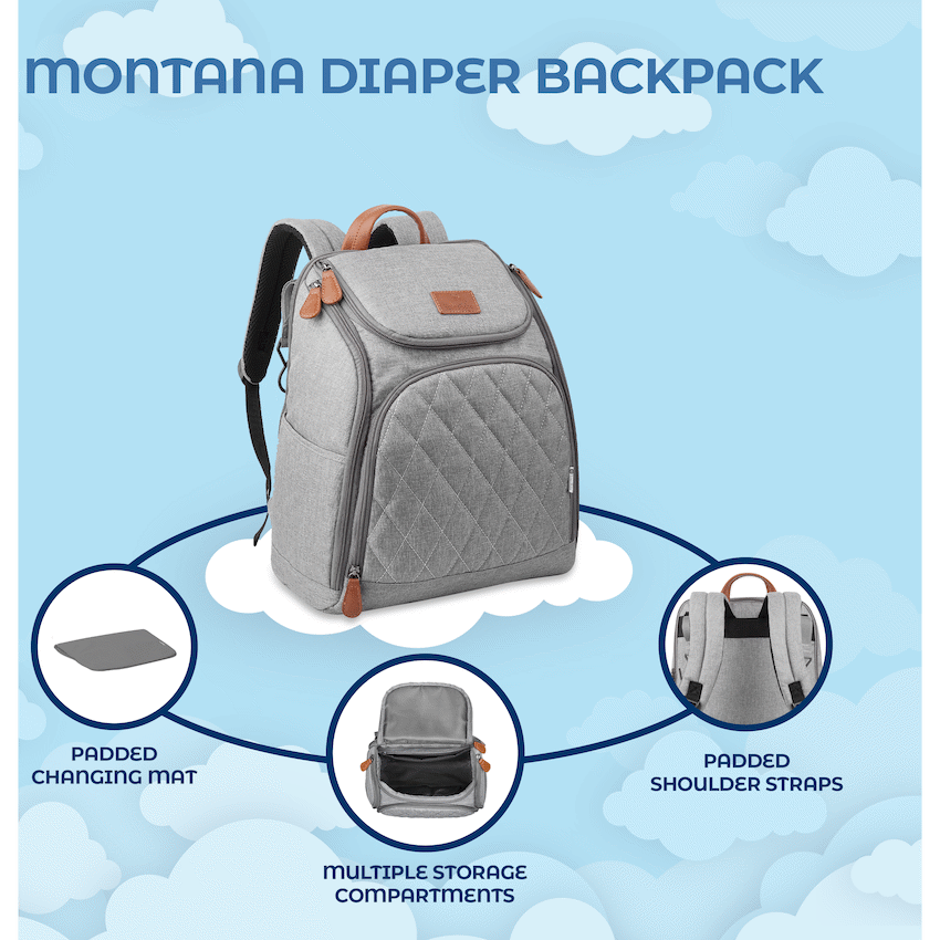 Totes Babe Montana Diaper Backpack - image 8