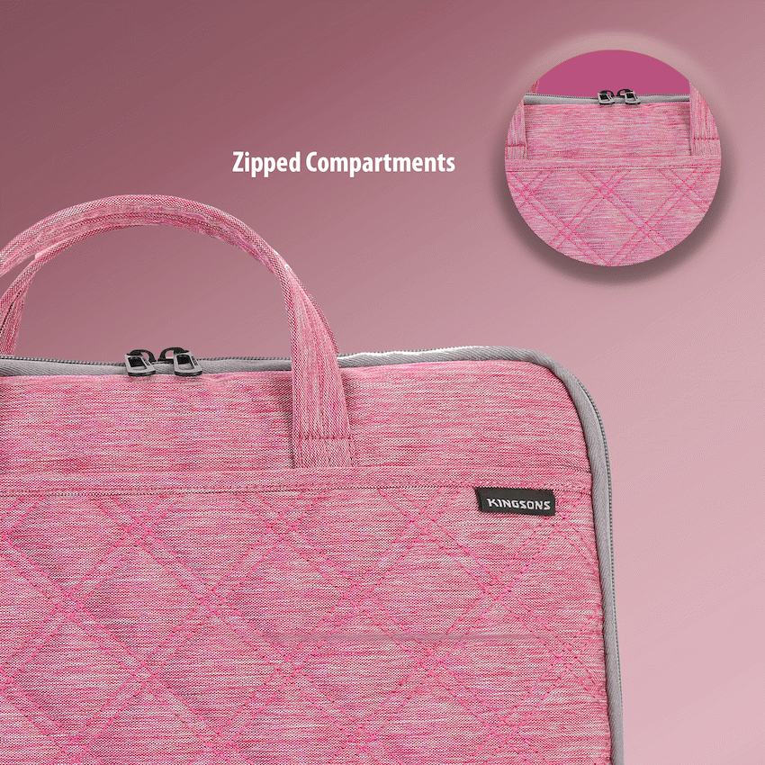 Kingsons 15.6" Ladies Bag Trace Series - Pink - image 8