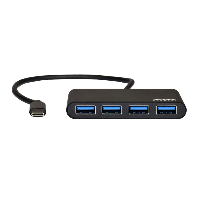 Port USB Type-C to 4 x USB3.0 5Gbps 30cm 4 Port Hub - Black – image 3