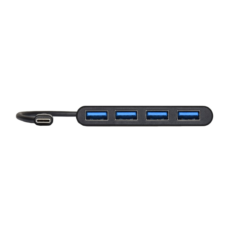 Port USB Type-C to 4 x USB3.0 5Gbps 30cm 4 Port Hub - Black - image 4
