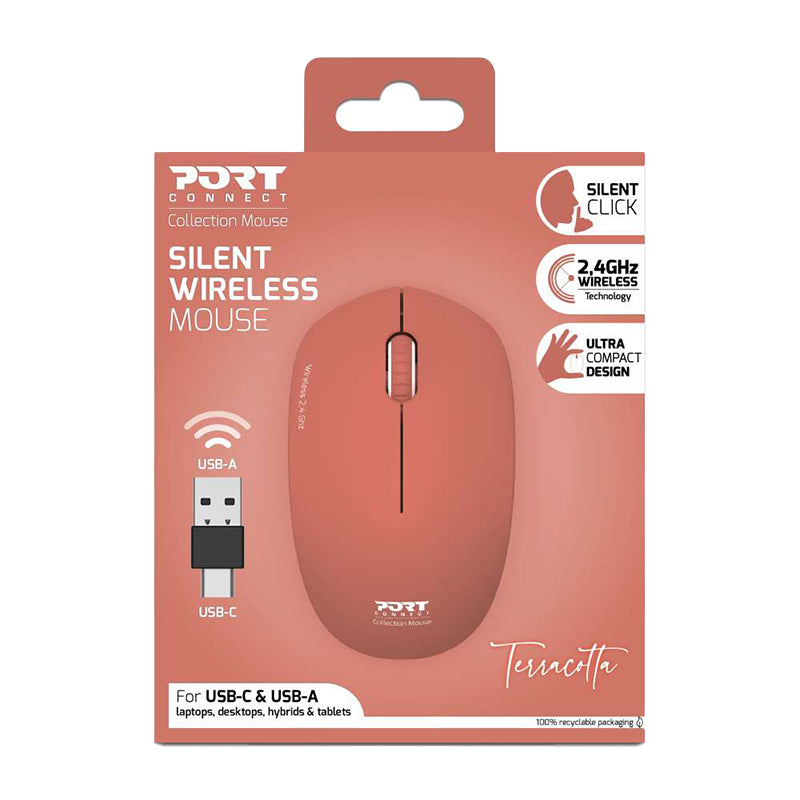 Port Connect MOUSE COLLECTION II WIRELESS Terracota – image 6