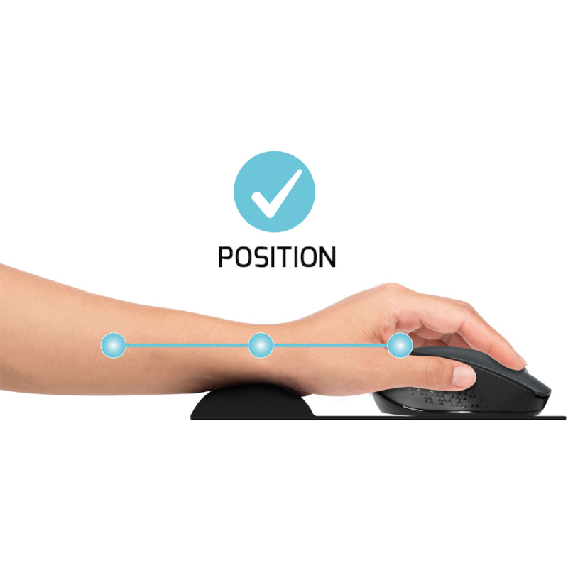 Port Ergonomic Gel Mouse Pad - Black – image 4