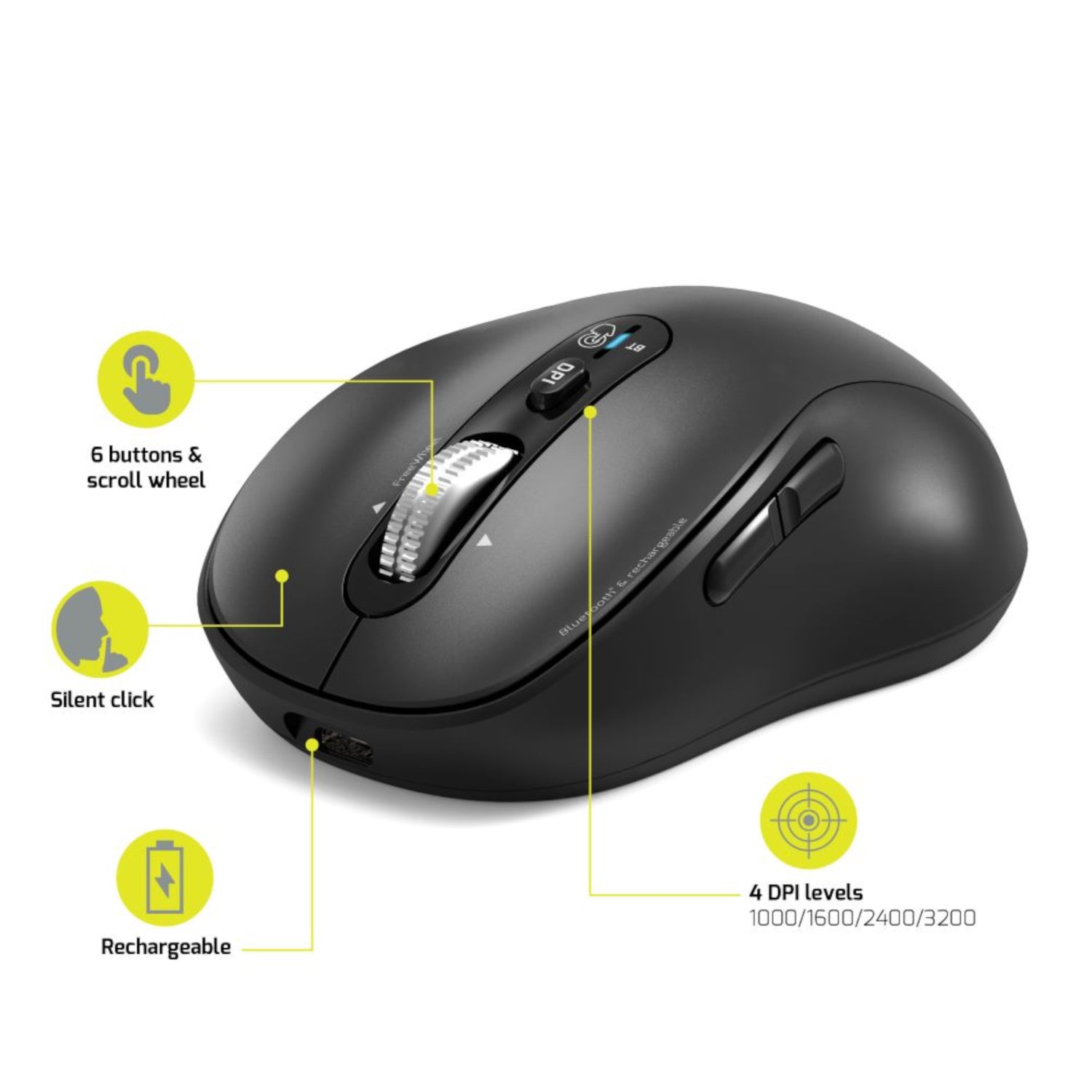 Port Connect Bluetooth® Rechargeable Expert Mouse - image 6