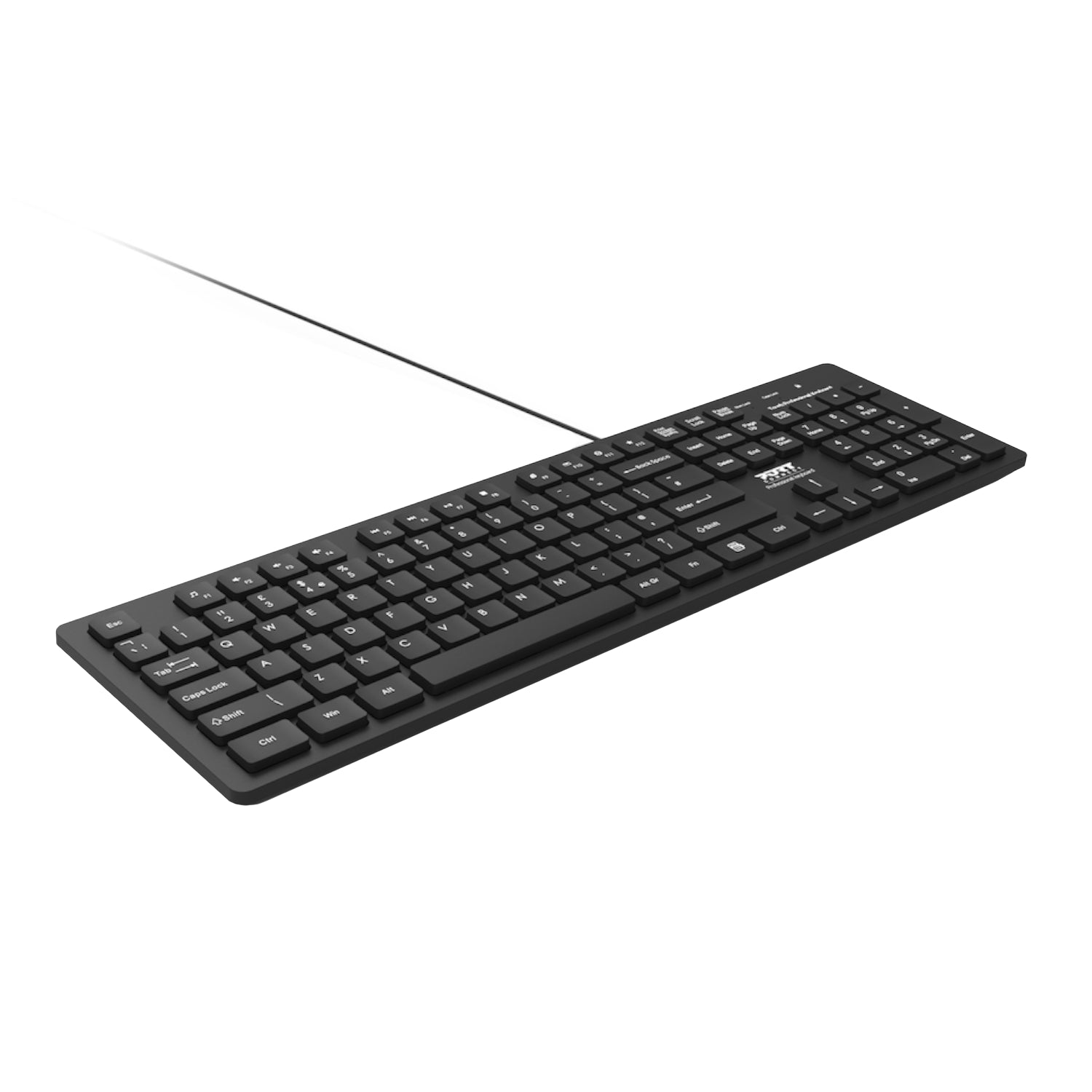 Port Connect Tough Office USB Keyboard - Black – image 2