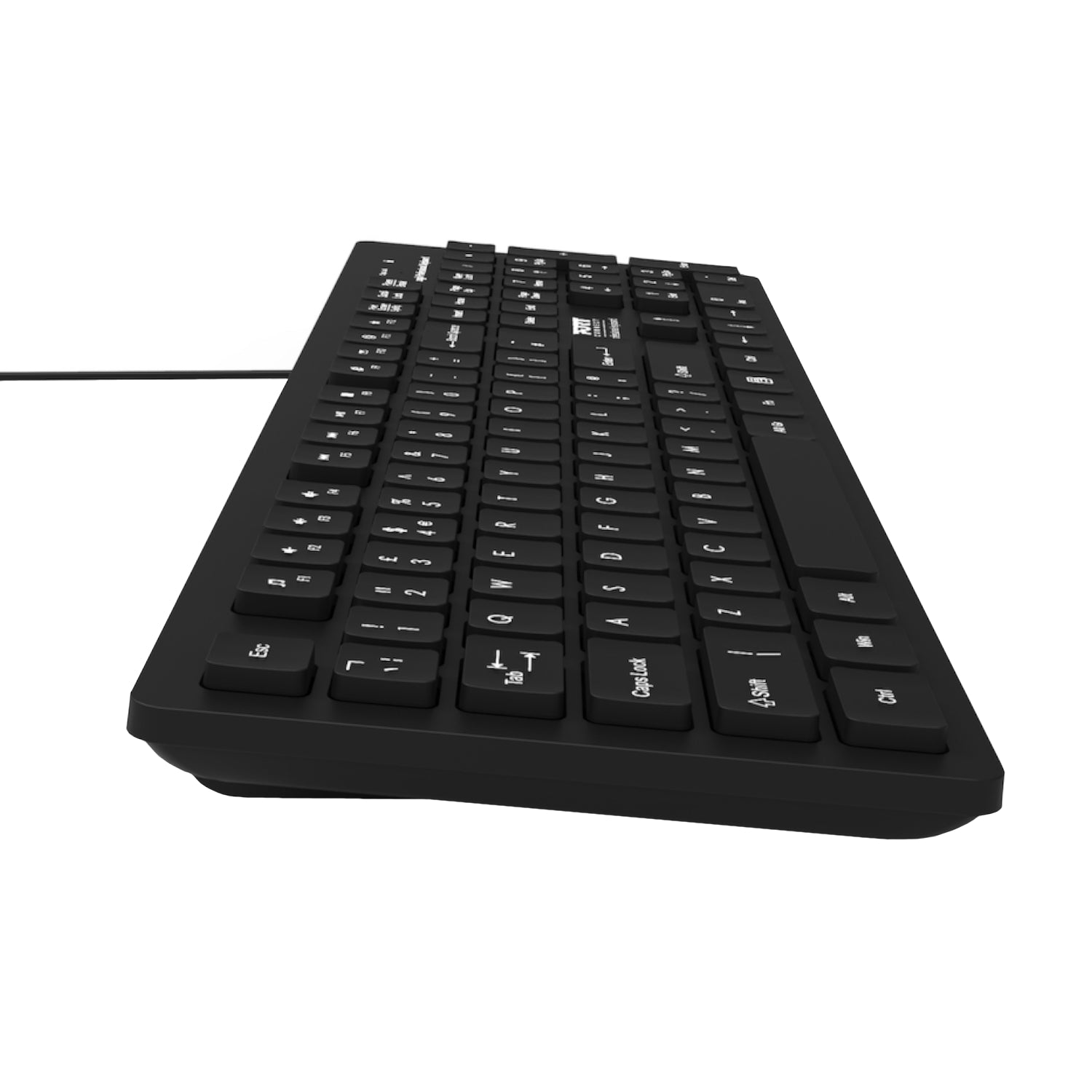 Port Connect Tough Office USB Keyboard - Black – image 3