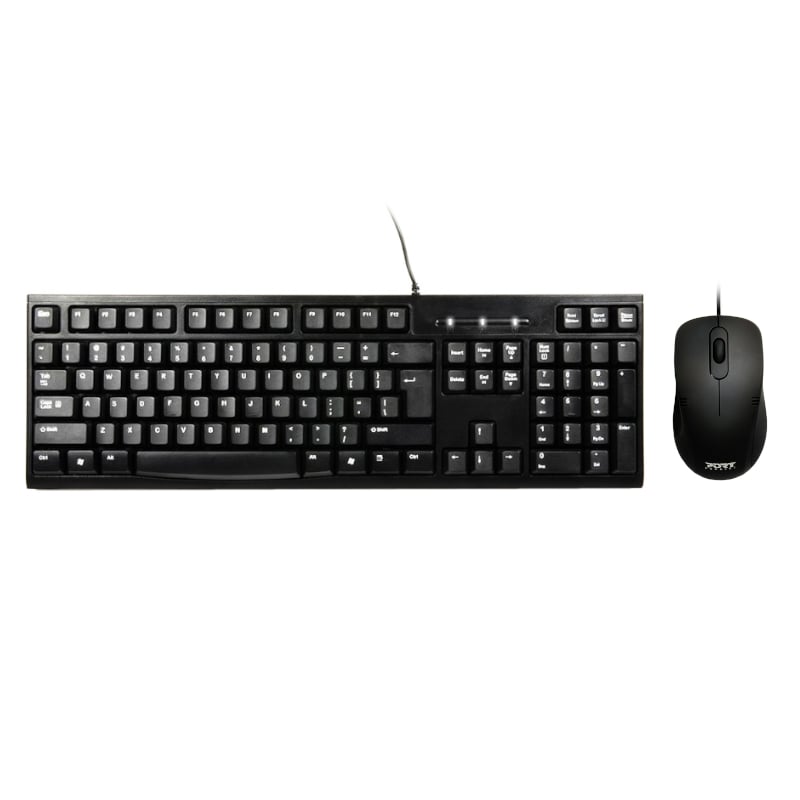 Port Design COMBO Wired Mouse + Keybaord – Black