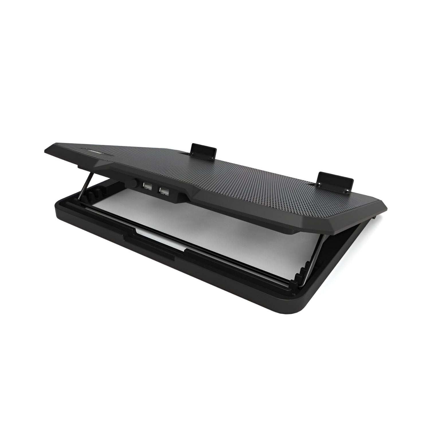 Port Ergonomic Notebook Cooler Pro, with Dual Fans and USB Ports – image 4