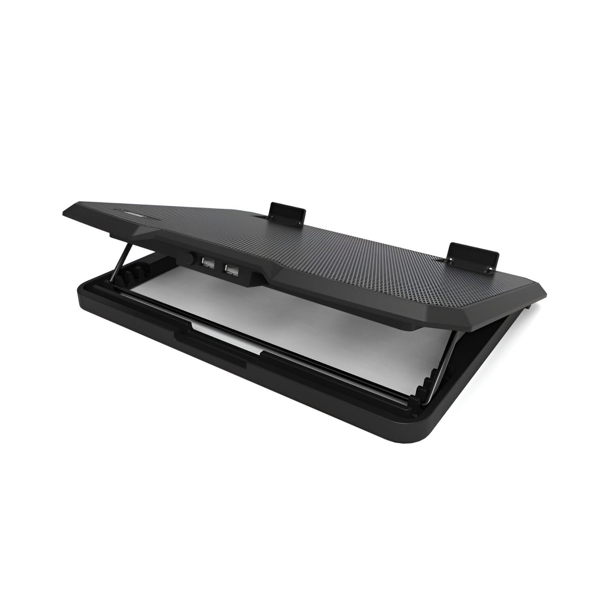 Port Ergonomic Notebook Cooler Pro, with Dual Fans and USB Ports – image 4