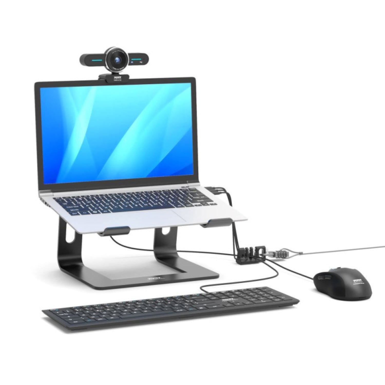Port Connect Desktop Cable Manager for Mouse and Keyboard – image 6