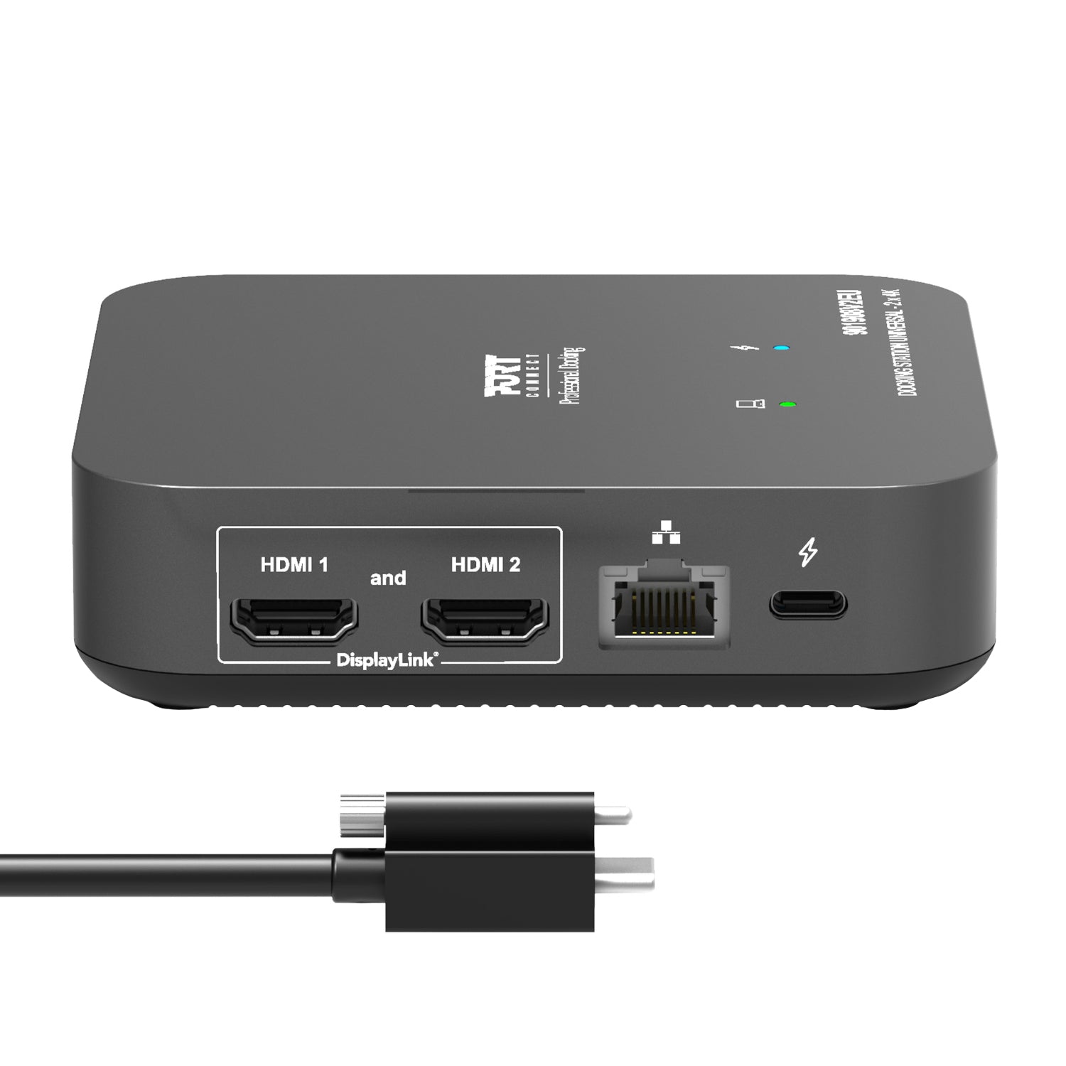 Port Connect Multi-port USB Type-C 2x4K Office Docking Station – image 3