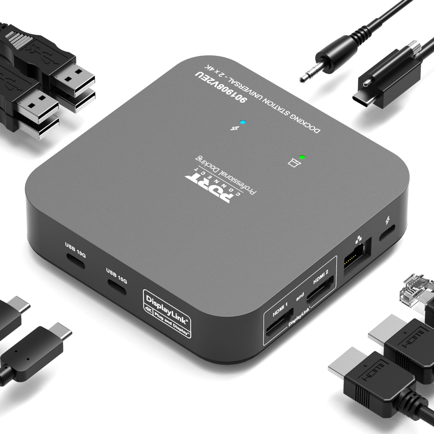 Port Connect Multi-port USB Type-C 2x4K Office Docking Station – image 4