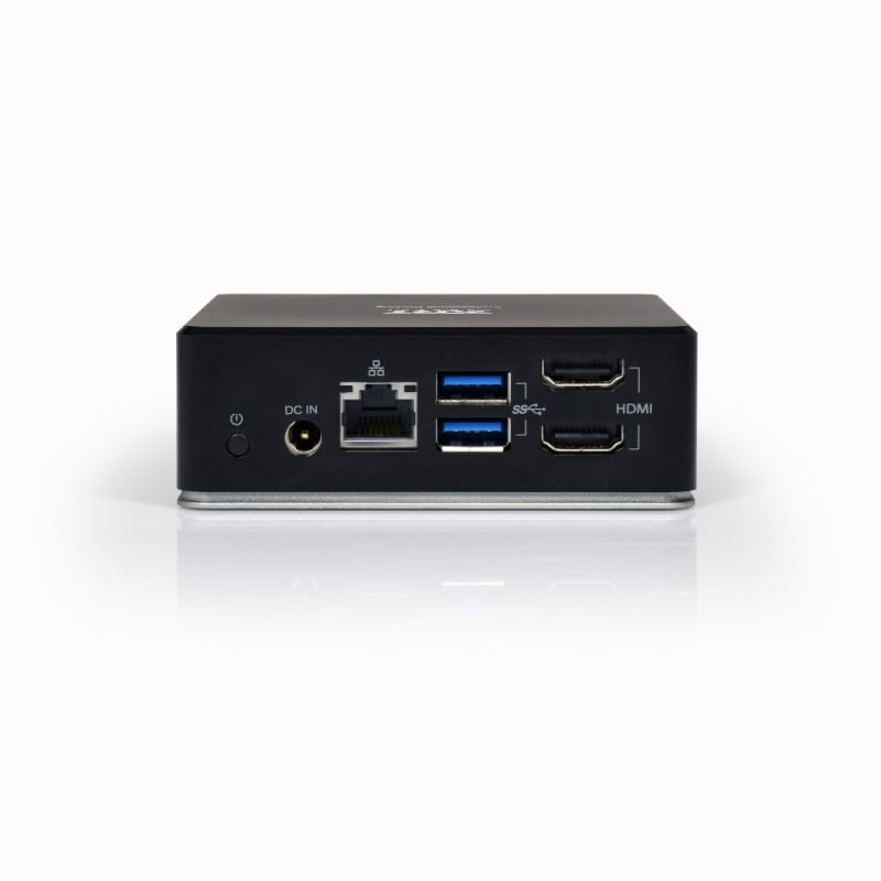 Port USB Type-C to 1 x RJ45|2 x USB3.1 Gen1|2 x HDMI|1 x Type-C|1 x USB3.1 Gen1 | Apple Charging 2.4A|1 x Aux Dock - Black – image 3
