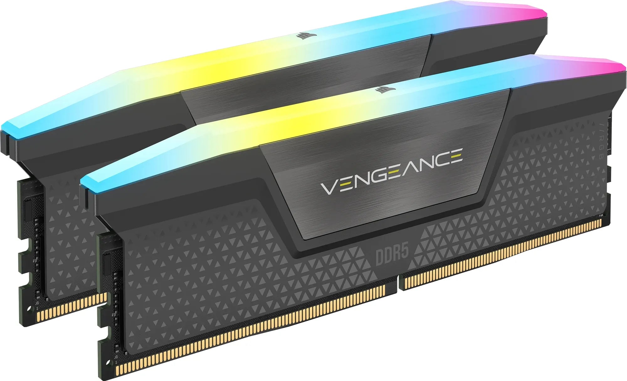 Corsair VENGEANCE RGB DDR5 32GB (2x16GB) DDR5 6000 CL36-44-44-96 1.4V  Intel XMP and AMD EXPO Memory - Grey. - image 7