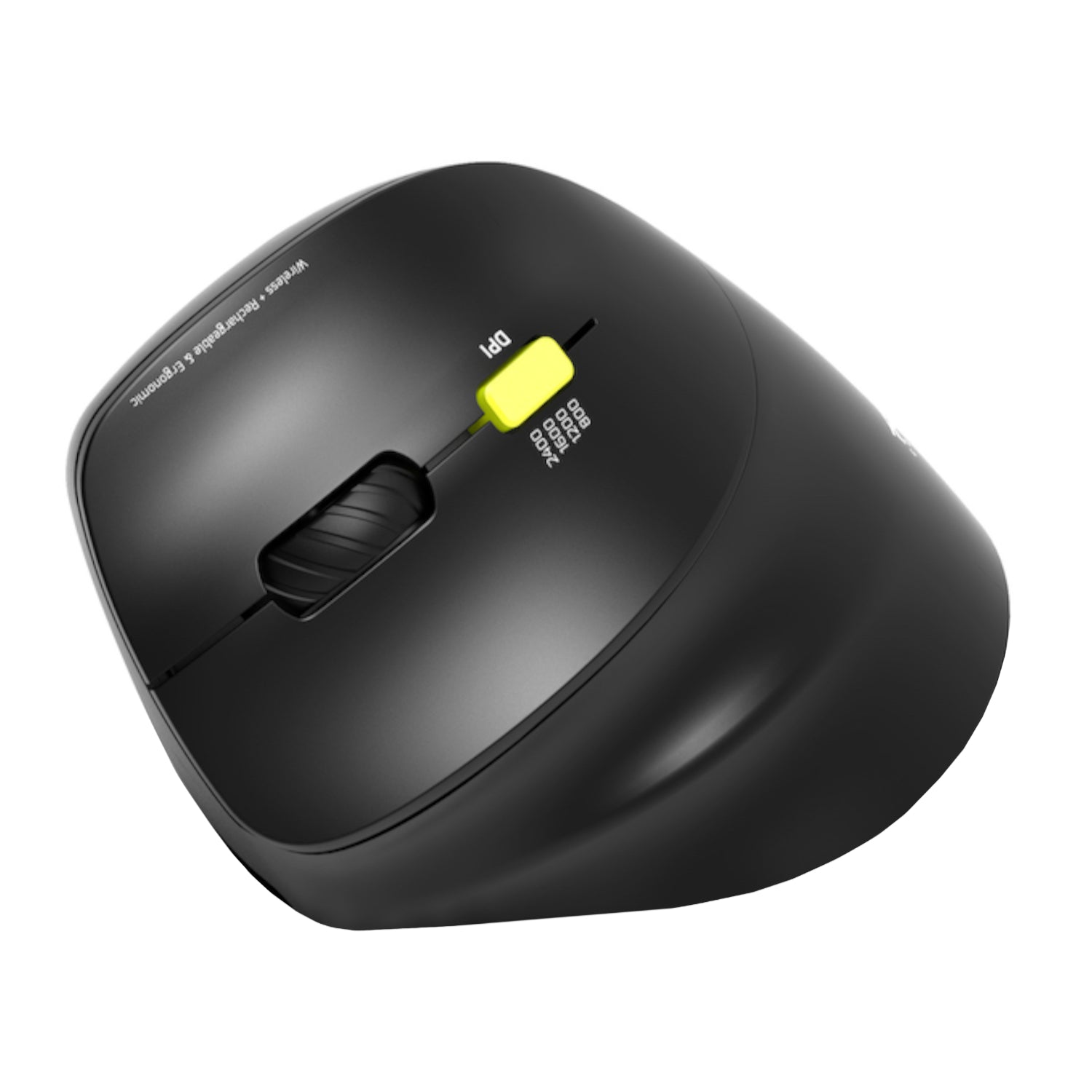 Port Connect Ergo Shape Rechargeable Wireless Mouse – image 3