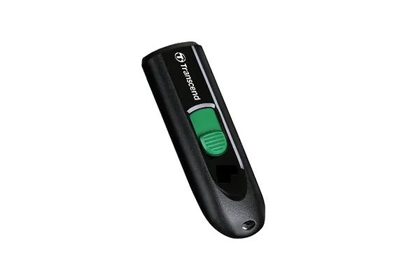 TRANSCEND 64GB JF790 USB C (5Gpbs) CAPLESS FLASH DRIVE - BLACK AND GREEN - image 3