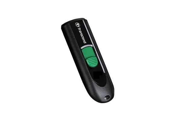 TRANSCEND 64GB JF790 USB C (5Gpbs) CAPLESS FLASH DRIVE - BLACK AND GREEN - image 4