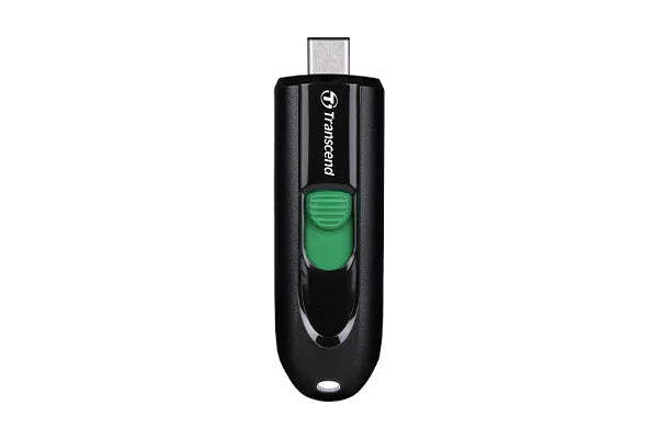 TRANSCEND 64GB JF790 USB C (5Gpbs) CAPLESS FLASH DRIVE - BLACK AND GREEN - image 5