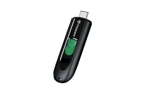 TRANSCEND 128GB JF790C USB C (5Gpbs) CAPLESS FLASH DRIVE - BLACK AND GREEN - image 4