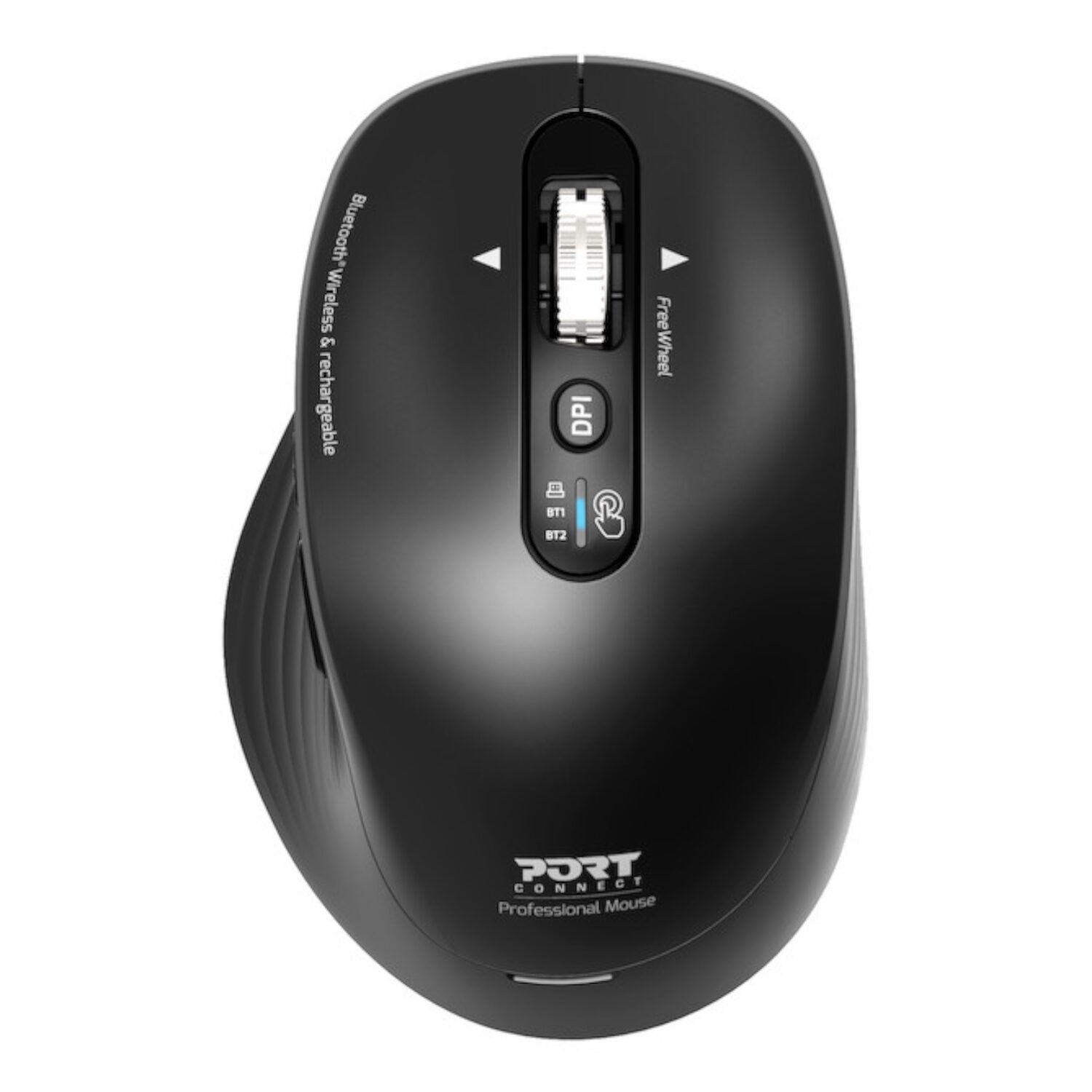 Port Connect Business 2.4GHz Rechargeable Bluetooth Wireless Mouse - Black – image 2