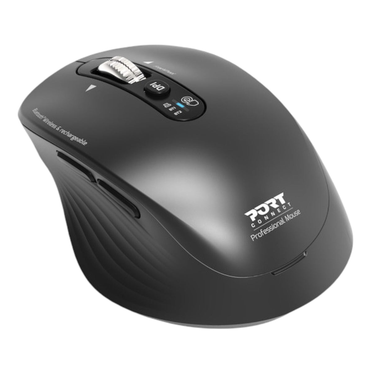 Port Connect Business 2.4GHz Rechargeable Bluetooth Wireless Mouse - Black – image 5