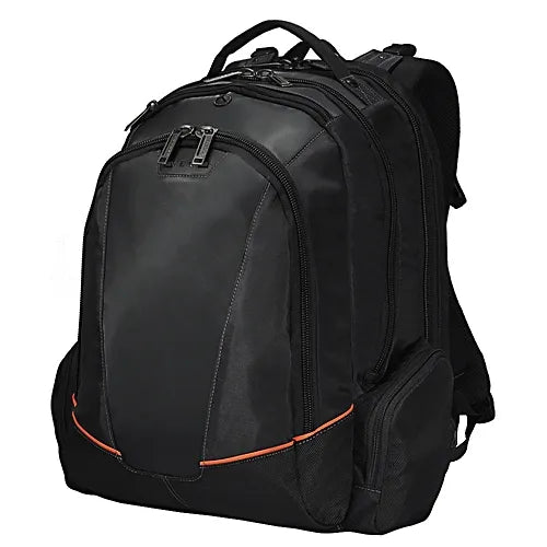 EVERKI FLIGHT BACKPACK | Fits up to 16 inch laptops | Travel friendly | Opens 180° | 5-Point balance strap system