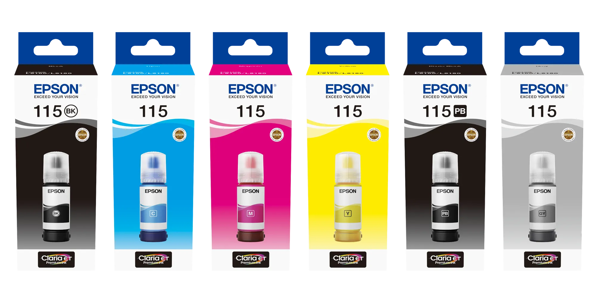 Epson 115 EcoTank Yellow ink bottle (70 ml). 6200 pages @ 5% coverage - image 3
