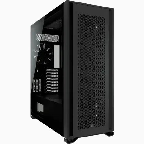 7000D Airflow Black Tempered Glass Full Tower; 6x 3.5'' |  4x 2.5'' Drive Bays ; 480mm Radiator Compatible; 3x140mm fan incl - image 12