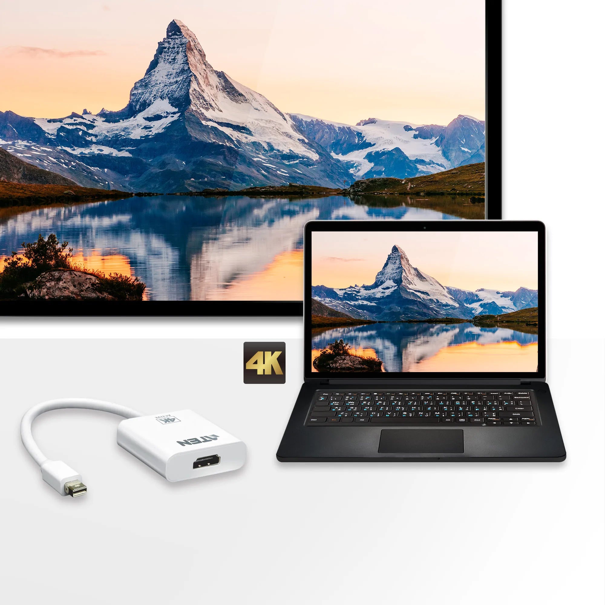 ATEN Mini DisplayPort to 4k HDMI Adapter - image 5