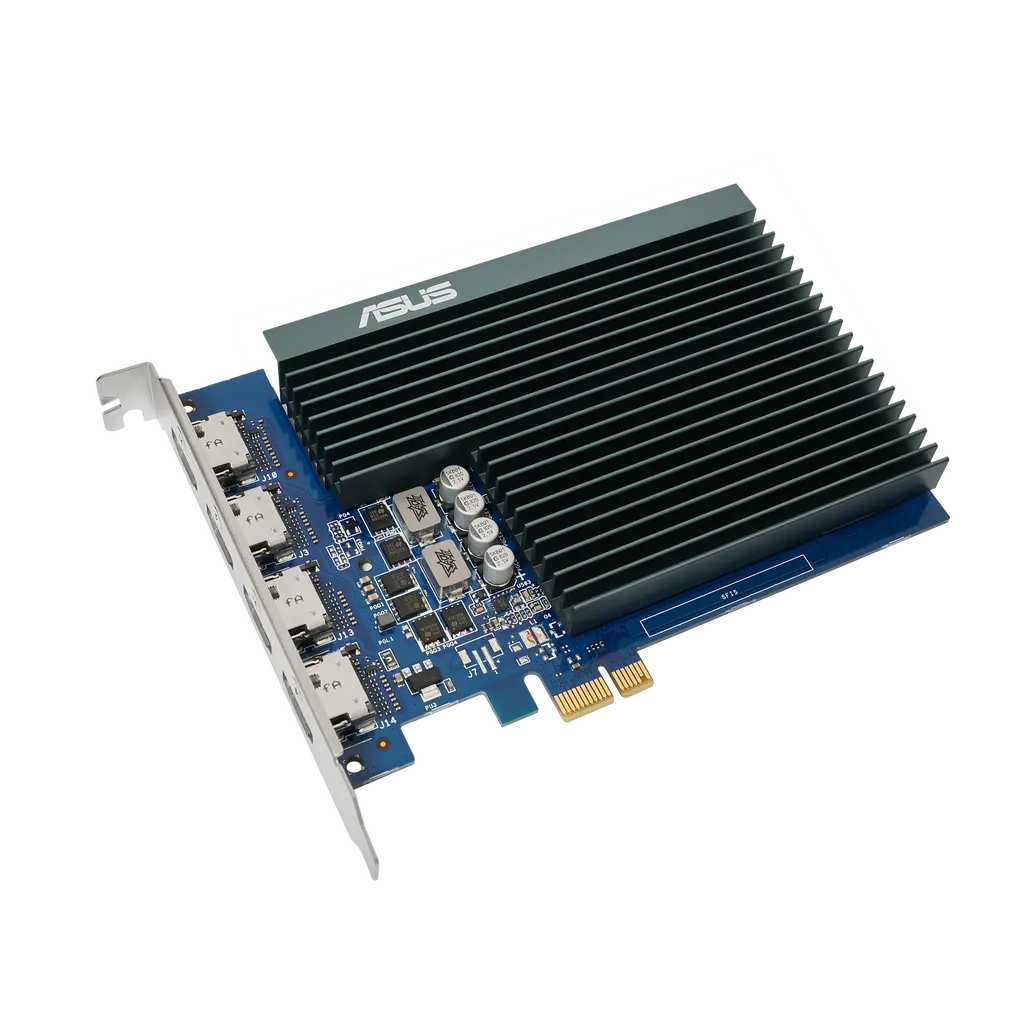 ASUS GT730-4H-SL-2GD5, GeForce GT 730, 2 GB, GDDR5, 5010 MHz, 3840 x 2160 pixels, PCI Express x1