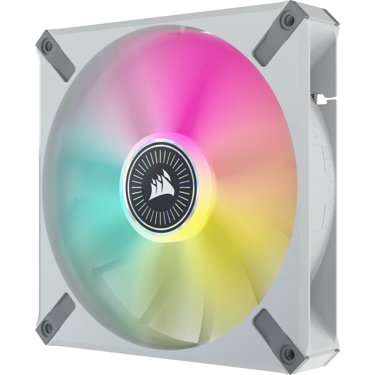 Corsair ML140 140mm PWM 400 - 2000 RPM Premium Magnetic Levitation Fan; Dual Pack With Lighting Node Core - White - image 3