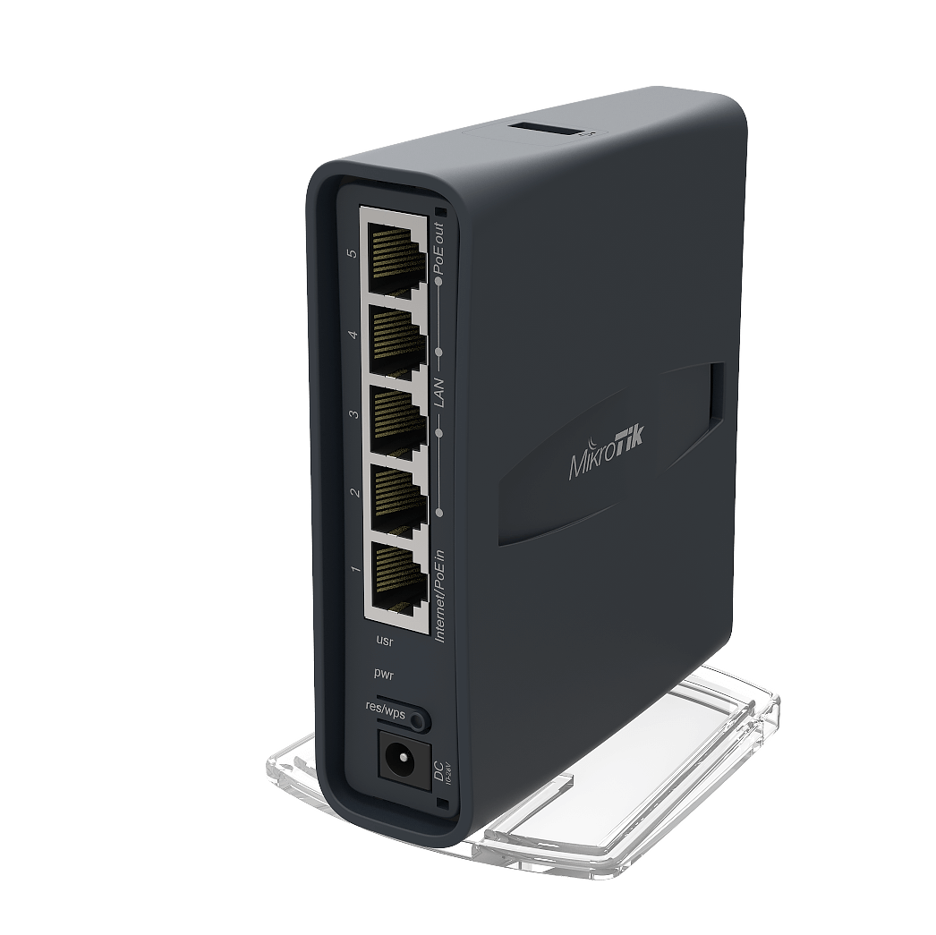 MikroTik hAP ac Lite Tower 5 Port 2.5/5 GHz WiFi 5 Router | MT-RB952Ui-5AC2ND-TC - image 2