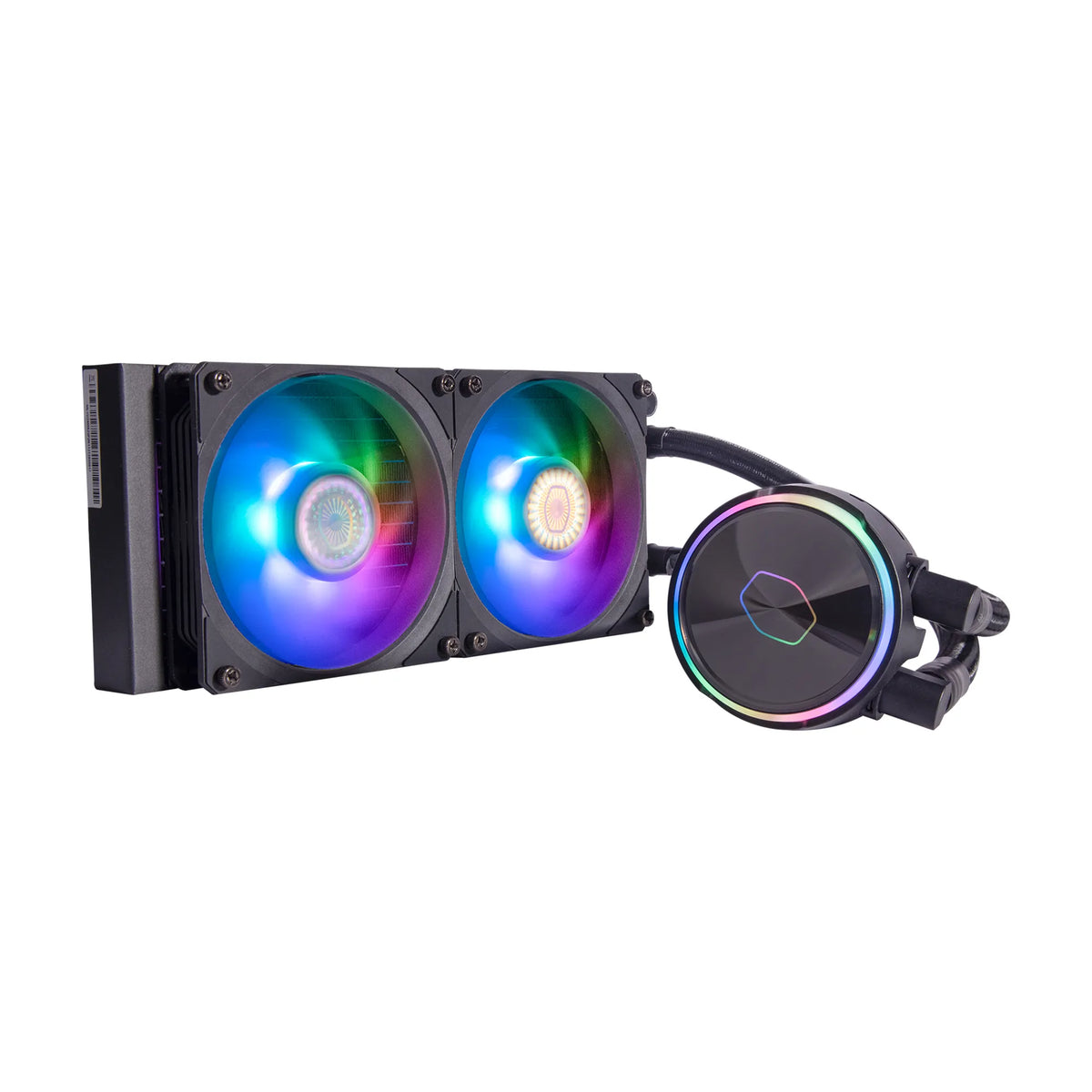 Cooler Master MasterLiquid PL240 Flux White Edition -supports LGA 1700;1150;1151;1155; 1156; 1366;2011.2066; AMD AM4; AM3;TR4