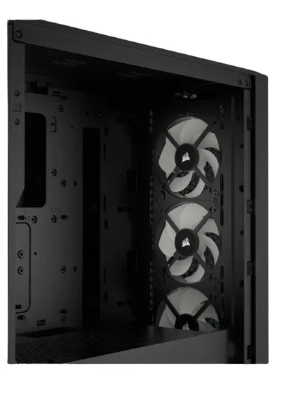 3000D RGB AIRFLOW Black Mid-Tower PC Case; 2x 3.5'' |  2x 2.5'' Drive Bays; Up to 360mm Radiator compatible; 3x 120mm fan incl - image 11