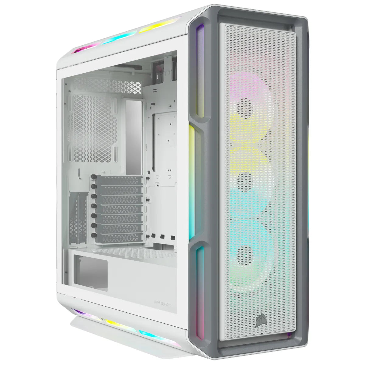 5000T RGB White Tempered Glass Mid-Tower; 2x 3.5'' |  4x 2.5'' Drive Bays; Up to 360mm Radiator compatible; 4x 120mm fan incl - image 15