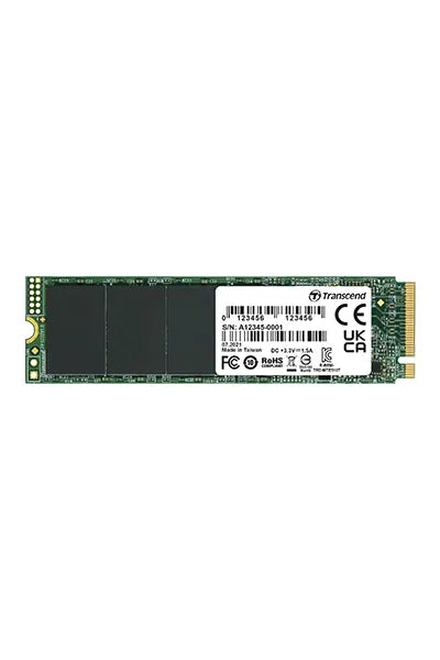 TRANSCEND 500GB MTE110Q PCI-E GEN 3x4 M.2 NVMe 2280 SSD QLC - 1900 MB/s Read 900 MB/s Write - 150 TBW - image 2