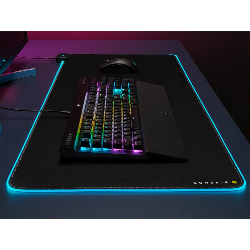 Corsair K70 RGB PRO Mechanical Gaming Keyboard with PBT DOUBLE SHOT PRO Keycaps — CHERRY MX Brown, Full-size (100%), USB, Mechanical, QWERTY, RGB LED, Black