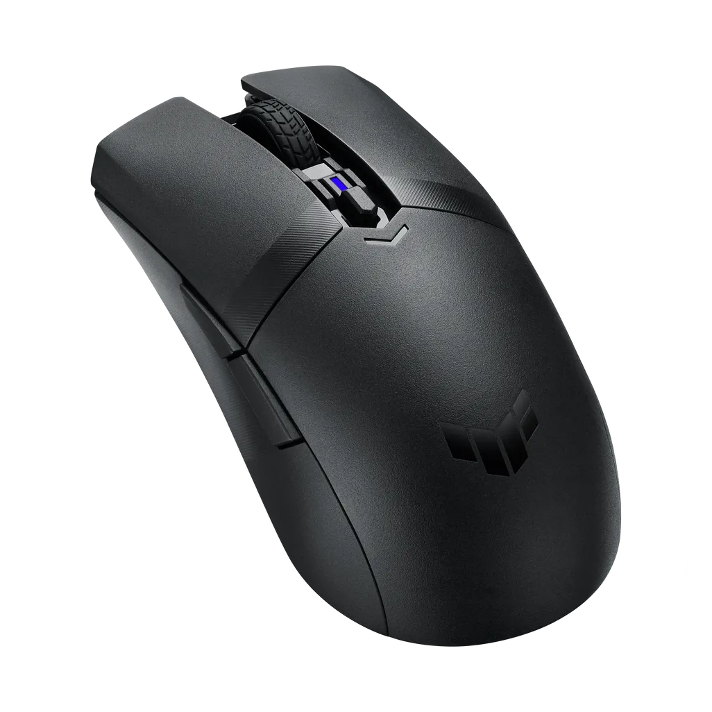 ASUS TUF Gaming M4 Wireless, Right-hand, Optical, RF Wireless + Bluetooth, 12000 DPI, Black