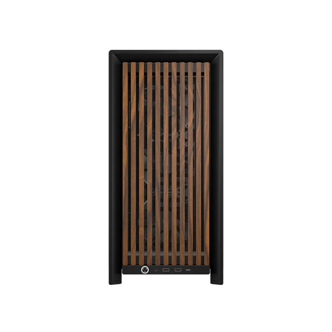 FRAME 4000D RS WOOD Modular High Airflow Mid-Tower PC Case; 4x  RS Fans; Black & Walnut. - image 6