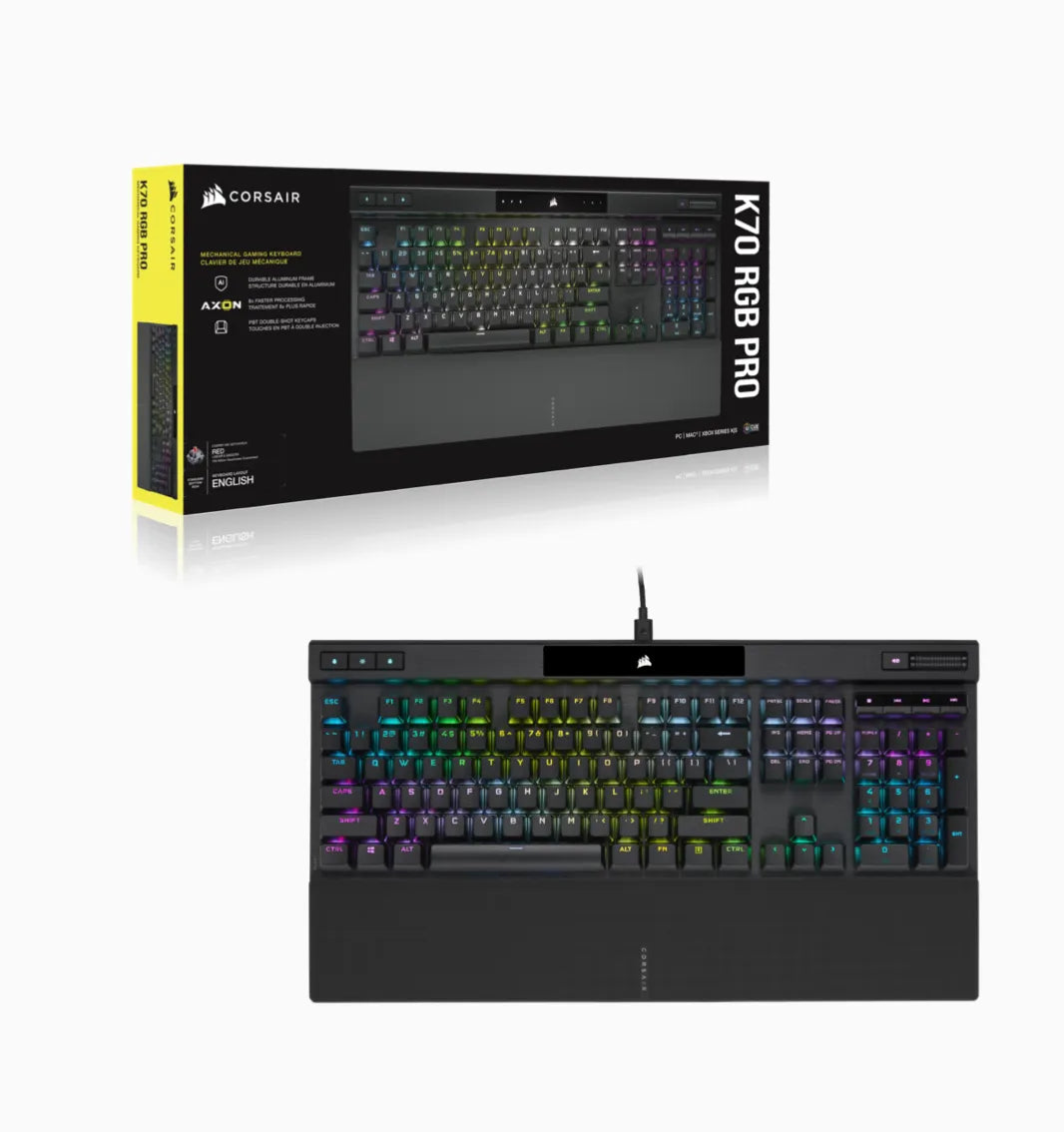 Corsair K70 RGB PRO Mechanical Gaming Keyboard - CHERRY MX SPEED Silver Keyswitches - Black - image 18