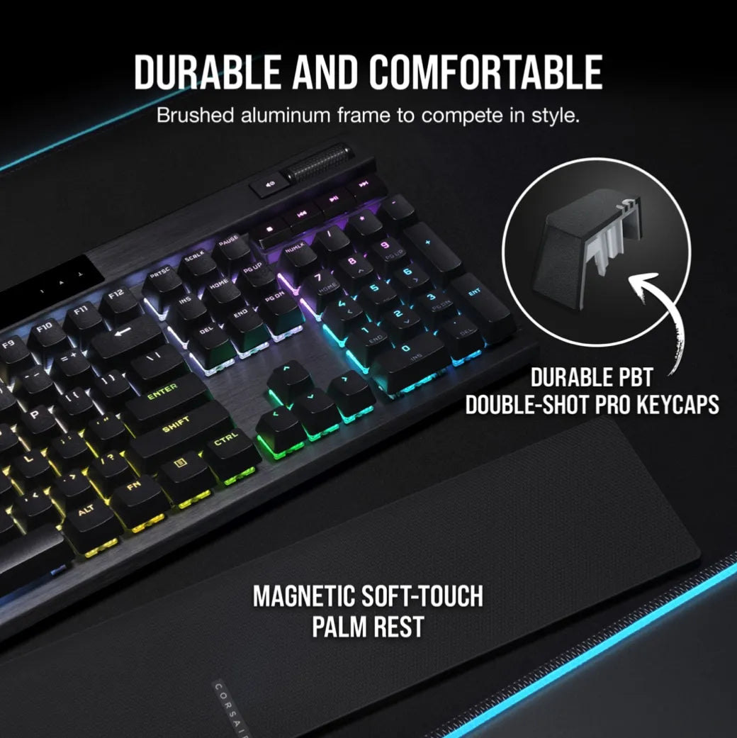Corsair K70 RGB PRO Mechanical Gaming Keyboard - CHERRY MX SPEED Silver Keyswitches - Black - image 38