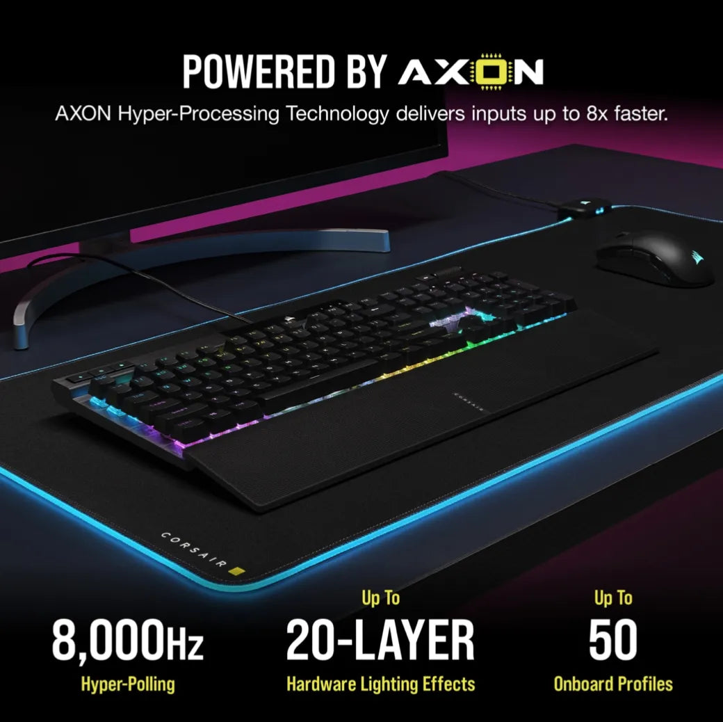 Corsair K70 RGB PRO Mechanical Gaming Keyboard - CHERRY MX SPEED Silver Keyswitches - Black - image 39